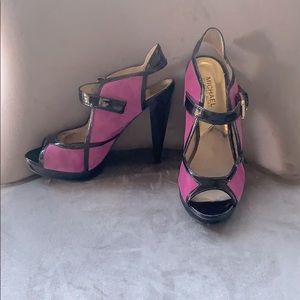 Purple Michaels Kors heels